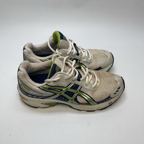 Y2K Asics Shoes Gel Equation 2 Running Sneakers TN871 Neon Green / Blue Wom 8 US - Picture 3 of 16
